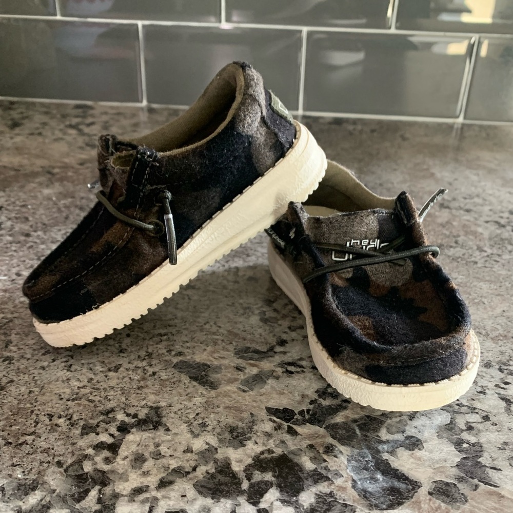 Hey Dude Camo Baby Shoes